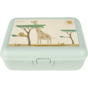 Sterntaler Детски контейнер за храна Sterntaler Kid's Kinderbrotdose mit Print Food storage - Blassgrün / Safari - размер One Size (532-3901-0211)
