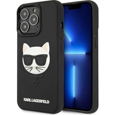 KARL LAGERFELD Калъф Karl Lagerfeld KLHCP13LCH3DBK, за iPhone 13 Pro / 13 6.1", черен (KF000785-0)