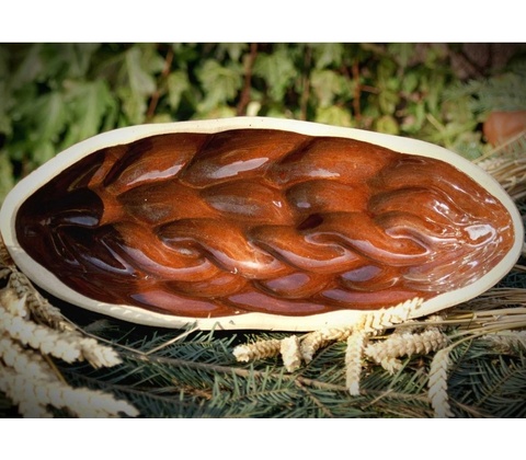Keramikaportal.eu-Vánočka keramická,malá špičatá.32x13cm
