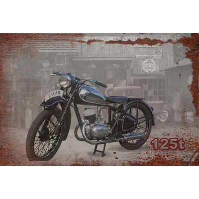 Ceduľa Jawa 125t - 1949
