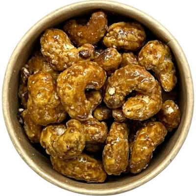 Nutworld Kešu karamelizované s příchutí skořice a jablka 500 g
