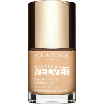 Clarins Skin Illusion Velvet течен фон дьо тен с матов завършек с подхранващ ефект цвят 103N 30ml