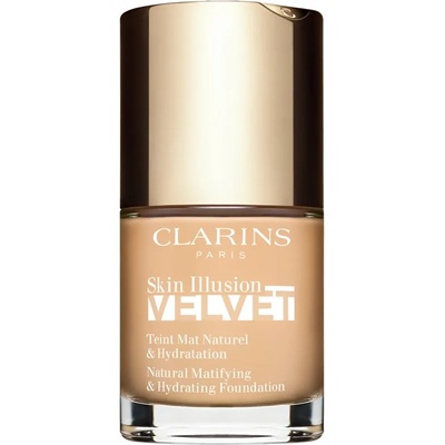 Clarins Skin Illusion Velvet течен фон дьо тен с матов завършек с подхранващ ефект цвят 103N 30ml