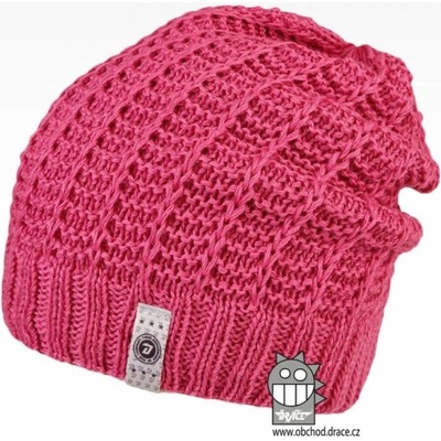 Dráče Merino pletná čepice Harmony vzor 23 růžová