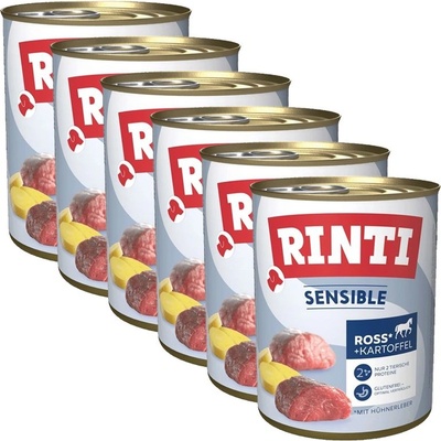 RINTI Консерва RINTI SENSIBLE кон, черен дроб и картоф 6 x 800 г