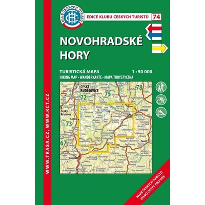 Trasa - KČT Laminovaná turistická mapa - Novohradské hory, 8. vydání, 2021