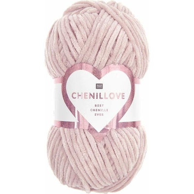 Rico Design Ženilková priadza Chenillove odtieň 005 ružová - 1 ks