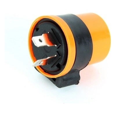 přerušovač - relé blikačů 12V 2X10W+3,4W - kulatý 2 konektory | Zboží Auto