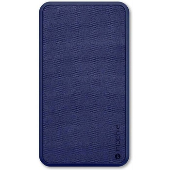 mophie Powerstation Plus XL 10000 mAh Power Bank - външна батерия с вграден Lightning кабел и USB-A изход за мобилни устройства (тъмносин)