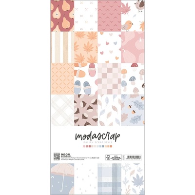 MODASCRAP Blok vzorovaných papírů Moda Scrap/Autumn vibes 6x12"