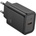 hoco. N62 Gentle еднопортово 30W USB-C зарядно устройство - черно
