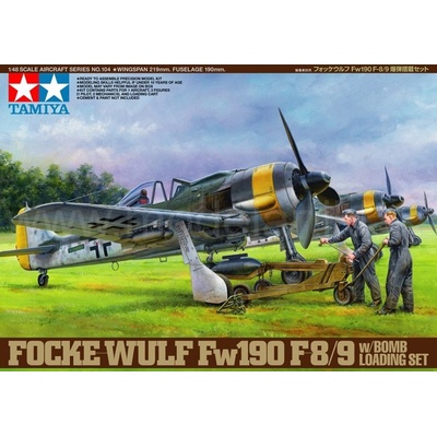 Tamiya Focke-Wulf Fw 190F-8/9 + Bomb Loading Set 1:48
