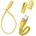 Baseus Кабел Baseus Bracelet USB-C Cable (CATFH-0Y), от USB A(м) към USB-C(м), 0.22m, жълт (CATFH-0Y / 46233)