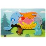 Swede Wooden Puzzle Wild Animals