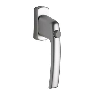 MACO okenní klika HARMONY zamykatelná 45° polohování, čtyřhran 7x35, stříbrná