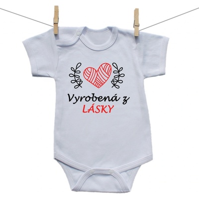 Body s krátkym rukávom Vyrobená z lásky