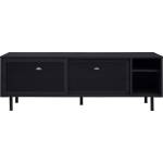 Unique Furniture Черна метална маса за телевизор 160x55x45 cm Veep - Unique Furniture (50260001)