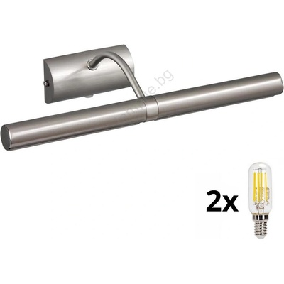 Brilagi - LED Лампа за картина DANAE 2xE14/4W/230V 3000K матов хром (LEDBG0810)