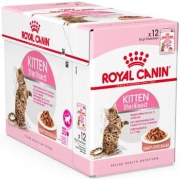 Royal Canin Royal Canin Sterilised Храна за котки, мокра, за кастрирани, с грейви, 12x85g