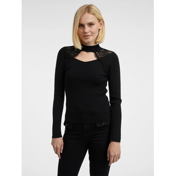 orsay Черен дамски лек пуловер с дантела ORSAY Orsay | Cheren | ЖЕНИ | M