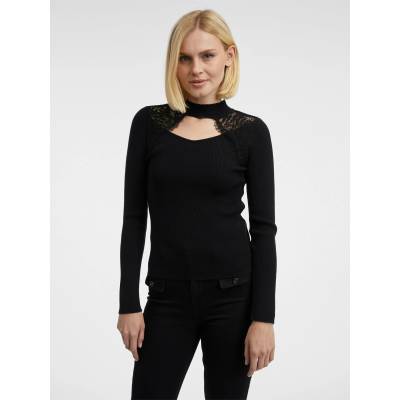 orsay Черен дамски лек пуловер с дантела ORSAY Orsay | Cheren | ЖЕНИ | M