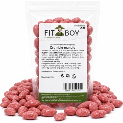 FITBOY Mandle Crumble 250 g
