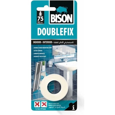 Bison Oboustranná Lepicí Páska Doublefix 1,5 M X 19 Mm
