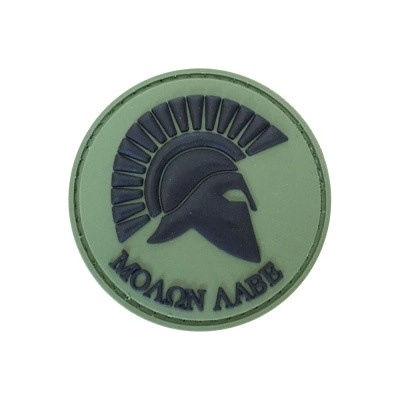 ARMED PATCHES PVC nášivka Molon Labe, zelená