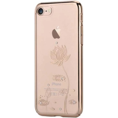 DEVIA Crystal Lotus Case - поликрабонатов кейс за iPhone 8, iPhone 7 (с кристали Сваровски) (златист)