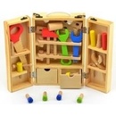 Dětské nářadí a nástroje Teddies Dřevěné nářadí v kufříku 25 ks