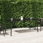 vidaXL Градинска маса антрацит 165x80x71 cм стомана (362740)