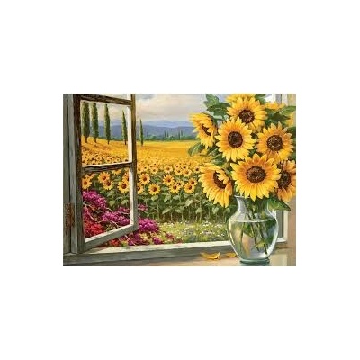 Royal Langnickel malování podle čísel slunečnice 30 x 40 cm karton