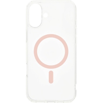 DVICED Magsafe калъф от Dviced за iPhone 16 прозрачен, розов (DV511008)