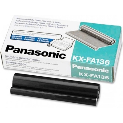 Двоен пакет филм TTR оригинален Panasonic черен FA136A за KX-FP105 2X100m "KX-FA136A-E (KX-FA136A-E)