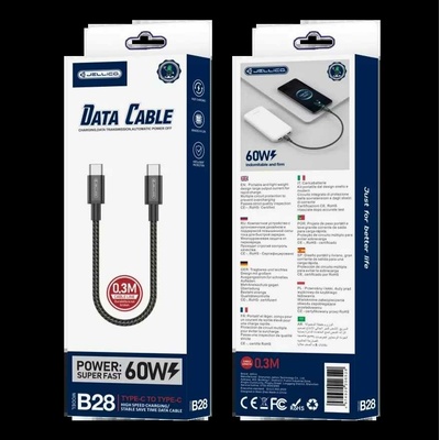 Jellico B28 USB-C na USB-C 60W