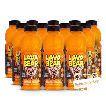 LAVA BEAR Лава Беър Манго, Портокал и Мандарина 12бр. х 500мл