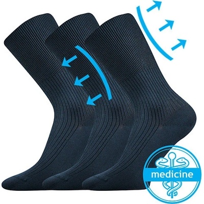 Lonka ponožky Zdravan tmavě modrá