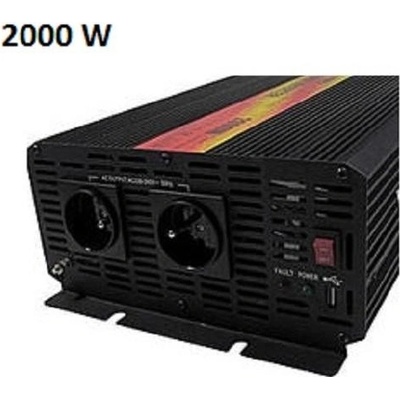 Carspa CAR 2KU-12 12V/230V 2000W modifikovaná sinus