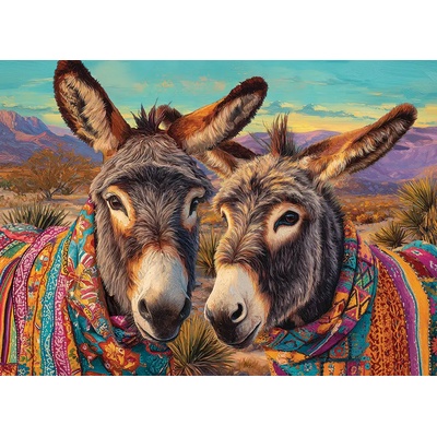Cobble Hill - Puzzle Of the Donkeys - 500 piese