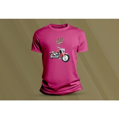 Sandratex dětské bavlněné tričko Harley-Davidson 3. fuchsia