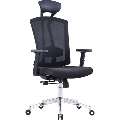 RFG Ергономичен офис стол RFG Primo Lux Chrome HB, дамаска и меш (4010200459)