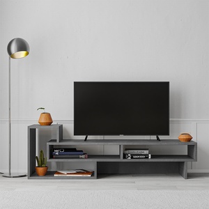 TopMebel ТВ шкаф Tetra TopMebel от меламин в ретро сив цвят 136, 7x40x42cm