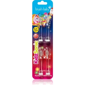 Brush-Baby KidzSonic резервни глави за четка за зъби за деца над 3 г. 4 бр