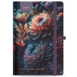STREET Бележник с ластик Blossom A6 96л тв. корици