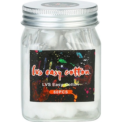 Lvs Přírodní vata Easy Cotton chytré proužky 60ks