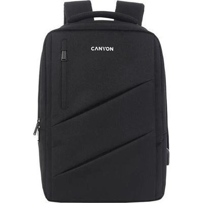 Canyon BPE-5, batoh pre 15,6´´ notebook, 22l, vodeodolný, 7 vreciek, USB-A nabíjací port, čierny CNS-BPE5B1
