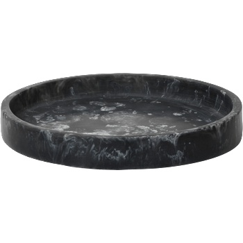 Ferm Living Mist Декоративен поднос кръгъл 20 см, цвят въглен (1104271861)