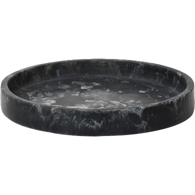 Ferm Living Mist Декоративен поднос кръгъл 20 см, цвят въглен (1104271861)