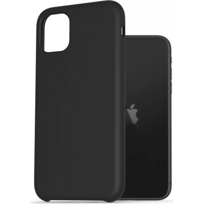 AlzaGuard Premium Liquid Silicone Case iPhone 11 čierne