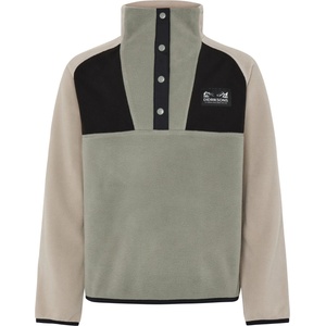 Didriksons Детски поларен пуловер Didriksons Kid's Yokto Half-Buttons 2 Fleece jumper - Wilted Leaf - размер 140 (704-4475-0813)